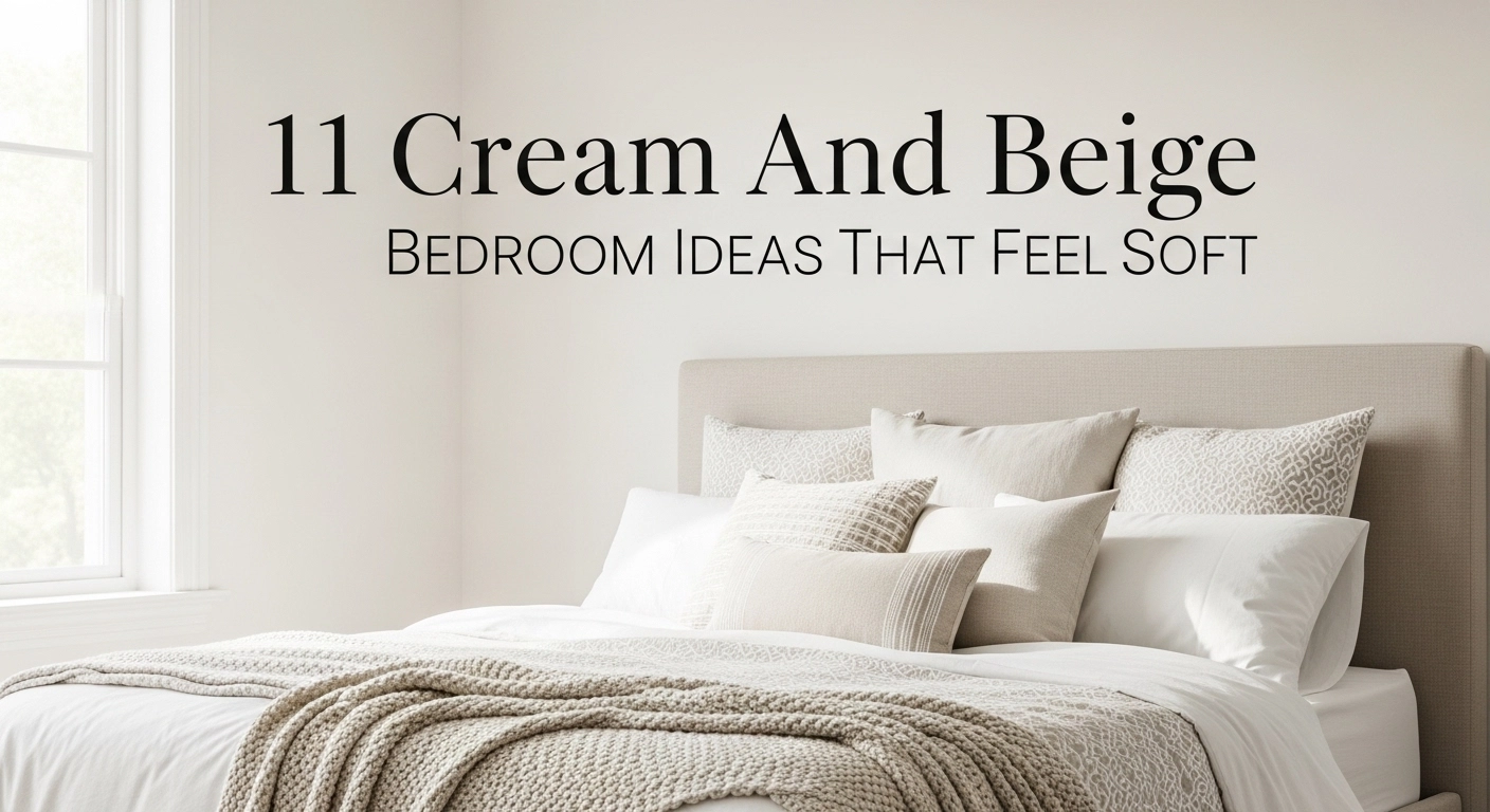 11 Cream And Beige Bedroom Ideas That Feel Soft