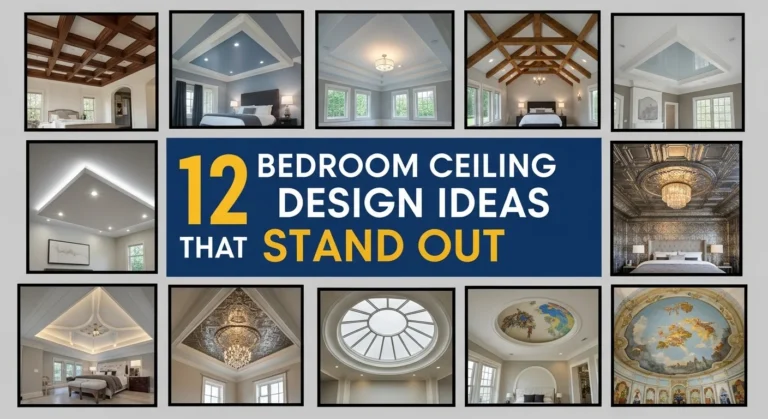 12 Bedroom Ceiling Design Ideas That Stand Out
