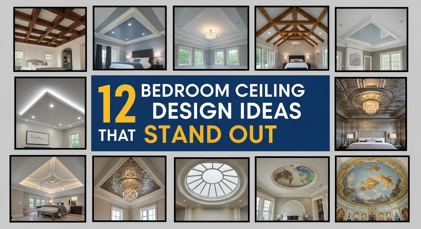 12 Bedroom Ceiling Design Ideas That Stand Out