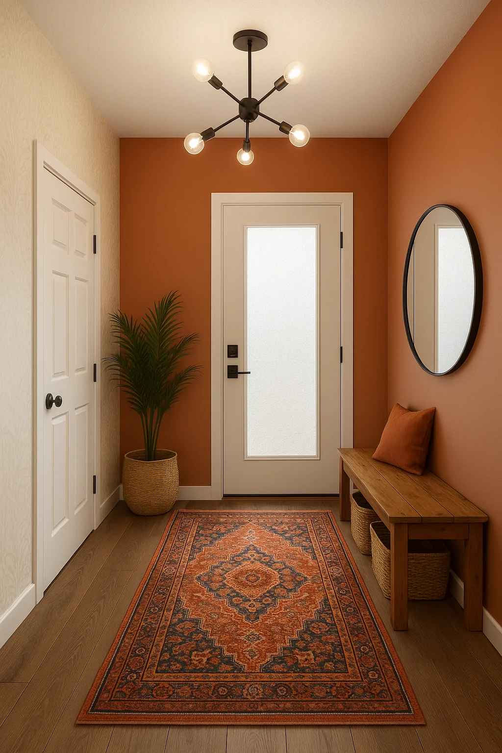 Terracotta Accent Wall