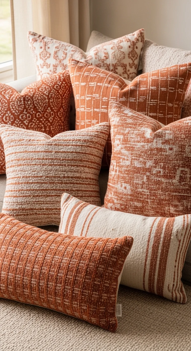 Terracotta Throw Pillows